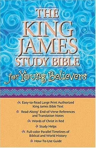 Tapa de King James Study Bible for Young Believers