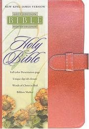 Tapa de Holy Bible Companion Gift Edition with Slip Tab Closure