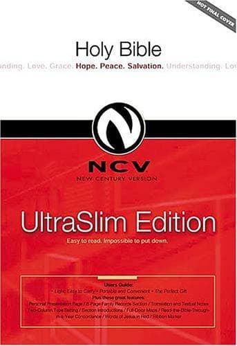 Tapa de NCV UltraSlim Bible