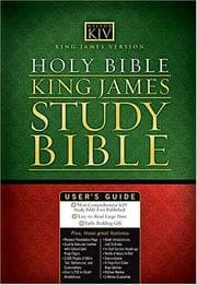 Tapa de King James Study Bible - Personal Size