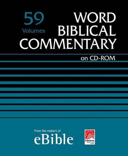 Tapa de Word Biblical Commentary CD-ROM