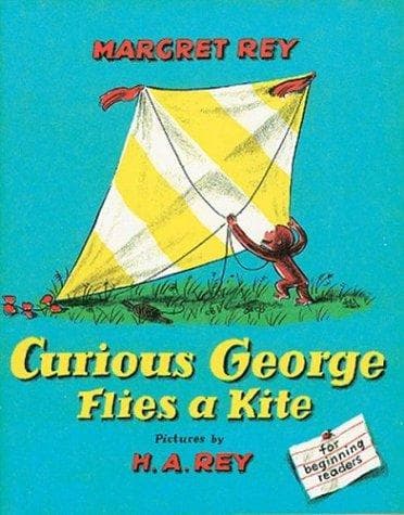 Tapa de Curious George Flies a Kite (Curious George)