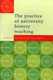Tapa de Practice of University History