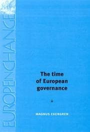Tapa de The Time of European Governance