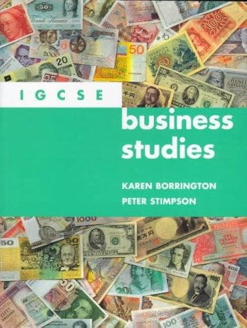 Tapa de IGCSE Business Studies