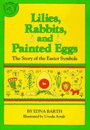 Tapa de Lilies, rabbits, and painted eggs