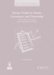 Tapa de Recent Trends in Charity Governance and Trusteeship