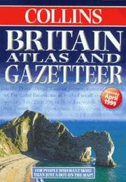 Tapa de Collins Britain atlas and gazetteer