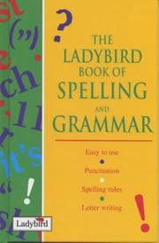 Tapa de The Ladybird Book of Spelling and Grammar