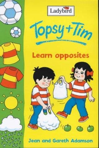 Tapa de Topsy + Tim learn opposites