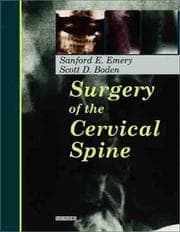 Tapa de Surgery of the cervical spine