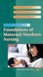 Tapa de Clinical manual for foundations of maternal-newborn nursing