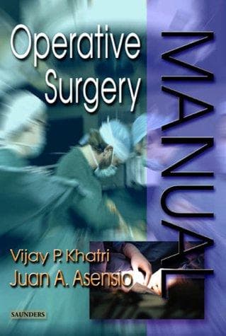 Tapa de Operative surgery manual