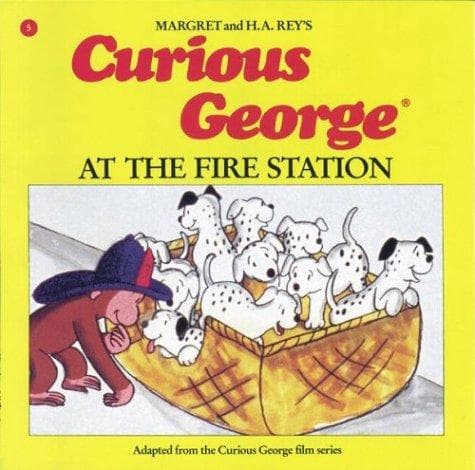 Tapa de Curious George at the fire station