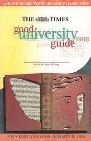 Tapa de The Times good university guide, 1998