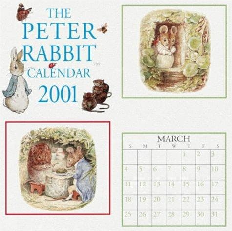 Tapa de The Miniature Peter Rabbit Calendar