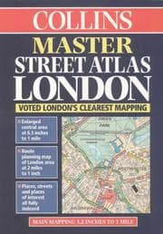 Tapa de Collins Master Street Atlas London