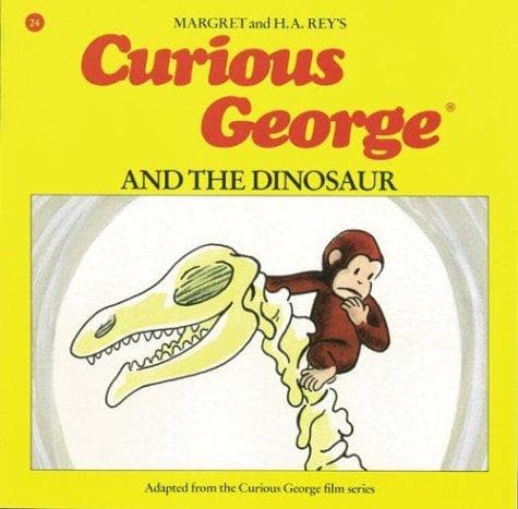 Tapa de Curious George and the dinosaur