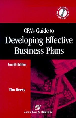 Tapa de Cpa's Guide to Developing Effective Business Plans