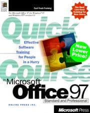 Tapa de Quick Course(r) in Microsoft(r) Office 97