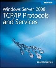 Tapa de Windows Server 2008 TCP/IP Protocols and Services