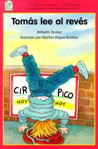 Tapa de Tomas lee al reves (SP: Upside-Down Reader)