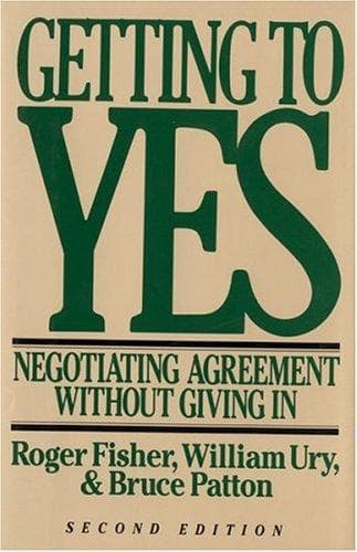 Tapa de Getting to yes