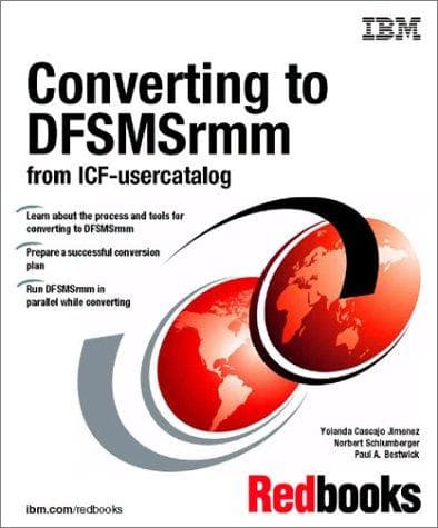 Tapa de Converting to DFSMSrmm from ICF-usercatalog
