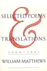 Tapa de Selected Poems and Translations