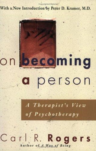 Tapa de On Becoming a Person
