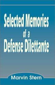 Tapa de Selected Memories of a Defense Dilettante