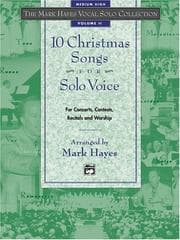 Tapa de 10 Christmas Songs for Solo Voice Mediun High
