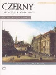 Tapa de Czerny the Young Pianist, Op. 823