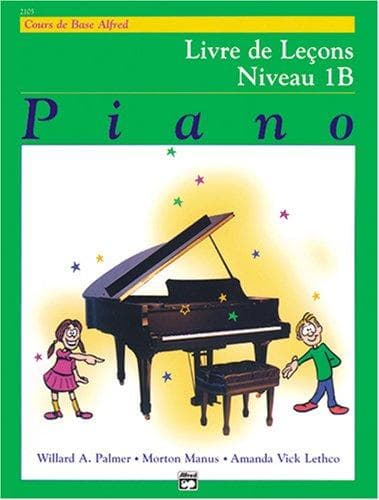 Tapa de Alfred's Basic Piano Library Lesson Book, Bk 1B
