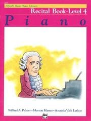 Tapa de Alfred's Basic Piano Library Recital Book, Bk 4
