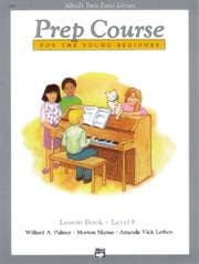 Tapa de Alfred's Basic Piano Prep Course, Lesson Book