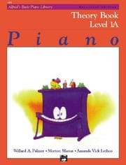 Tapa de Alfred's Basic Piano Library Theory, Bk 1A