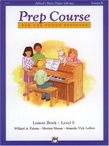 Tapa de Alfred's Basic Piano Prep Course, Lesson Book, Level E