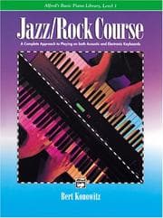 Tapa de Alfred's Basic Jazz/Rock Course Lesson Book