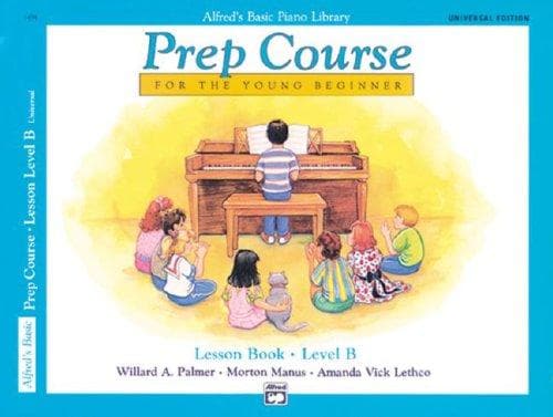 Tapa de Alfred's Basic Piano Prep Course Lesson Book, Bk B