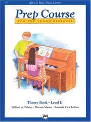 Tapa de Alfred's Basic Piano Prep Course Theory