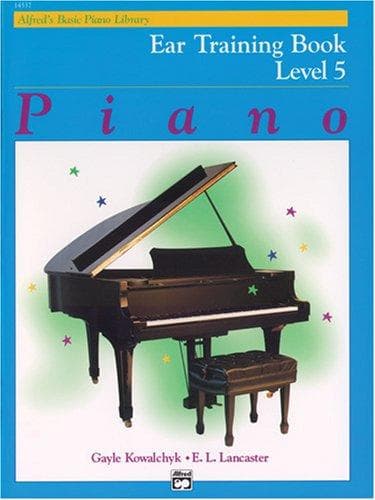 Tapa de Alfred's Basic Piano Library Ear Training, Bk 5