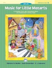 Tapa de Music for Little Mozarts Halloween Fun, Bk 2