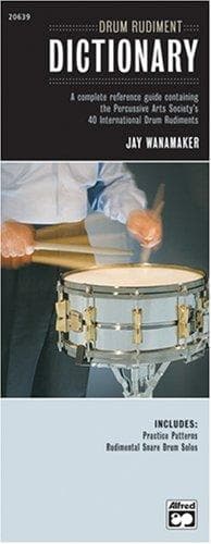 Tapa de Drum Rudiment Dictionary