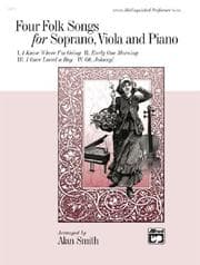 Tapa de Four Folk Songs for Soprano, Viola and Piano (Distinguished Performer)
