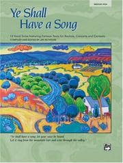 Tapa de Ye Shall Have a Song