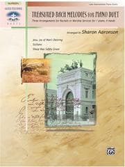 Tapa de Treasured Bach Melodies for Piano Duet (Three Arrangements for Recitals or Worship Services)