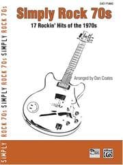 Tapa de Simply Rock 70's (17 Rockin' Hits Of The 1970's) Easy Piano (Simply Series)