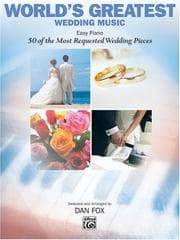 Tapa de World's Greatest Wedding Music-Easy Piano (50 Of The Most Requested Wedding Pieces) (World's Greatest)