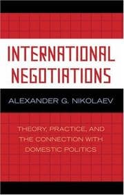 Tapa de International negotiations